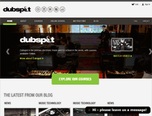 Tablet Screenshot of dubspot.com